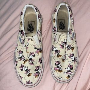 Vans x Disney Minnie Mouse Slip-On Sneakers Limited Edition